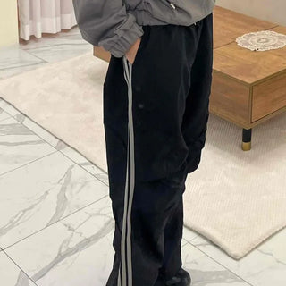 Parachute Track Banding String Wide Pants