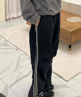 Parachute Track Banding String Wide Pants