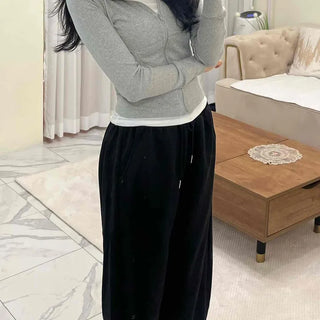 Slim Fit Ribbed Crop Zip-Up Hoodie