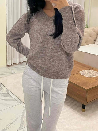 Cozy Drawstring Semi Bootcut Training Pants