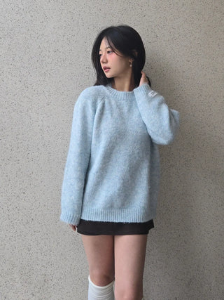 Feather Touch Balloon Fit Long Knit