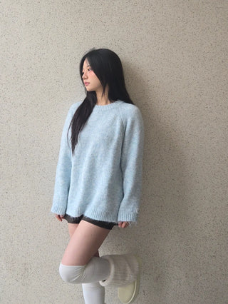 Feather Touch Balloon Fit Long Knit