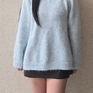 Feather Touch Balloon Fit Long Knit
