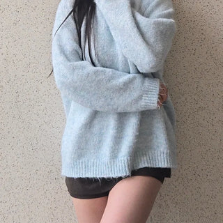 Feather Touch Balloon Fit Long Knit
