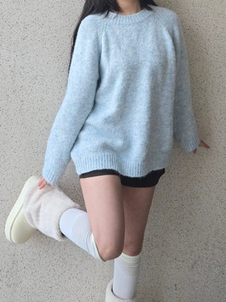 Feather Touch Balloon Fit Long Knit