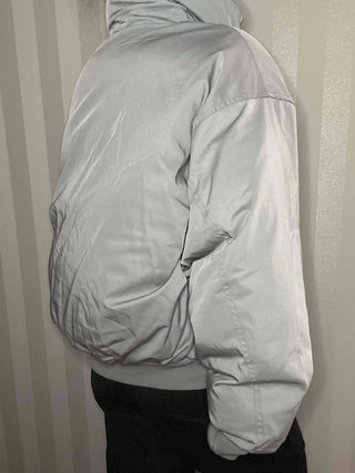 Wide Collar Aviator Balloon Fit Short Padded Jacket