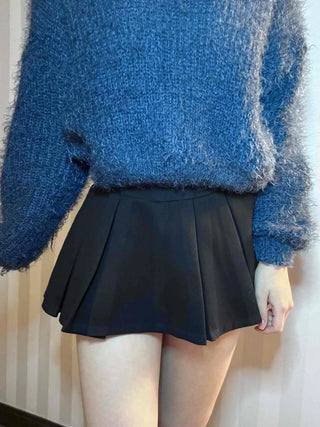Tennis Box Pleated High-Waisted Mini Skirt