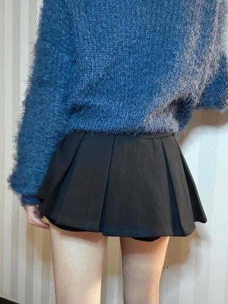 Tennis Box Pleated High-Waisted Mini Skirt