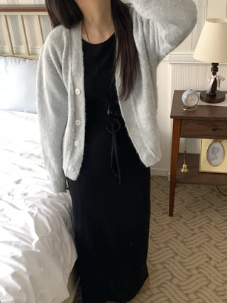 Formal Belted Shirred Slim Fit Turtleneck Dress