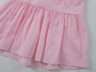 Randy Cotton Ribbon Layered Sleeveless