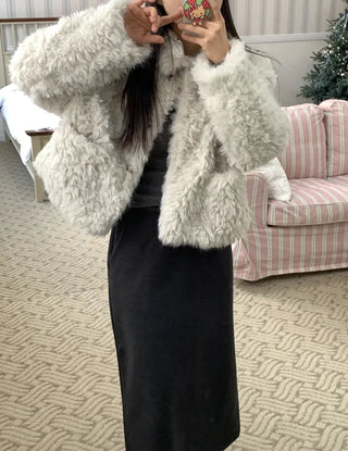 Slim Fit H-Line Knit Maxi Skirt