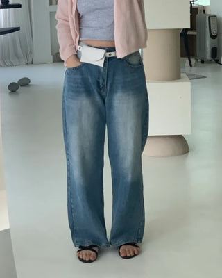 Lumit Back Elastic Wide Pants