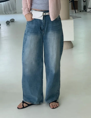Lumit Back Elastic Wide Pants