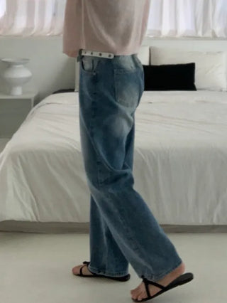 Lumit Back Elastic Wide Pants