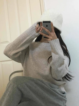 Simple Semi-Loose Round Everyday Knit