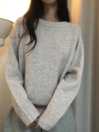 Simple Semi-Loose Round Everyday Knit