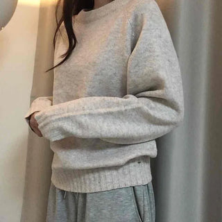 Simple Semi-Loose Round Everyday Knit