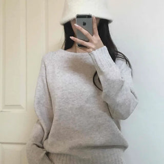 Simple Semi-Loose Round Everyday Knit