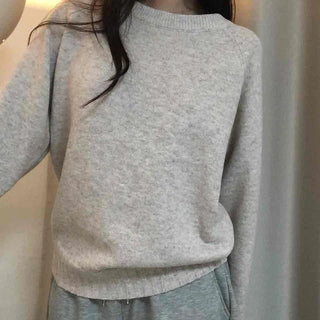 Simple Semi-Loose Round Everyday Knit