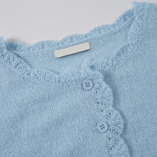 Lorin Pastel Knit Long-Sleeve Cardigan