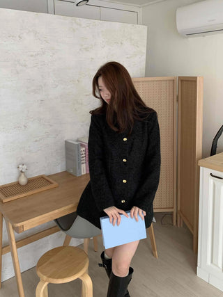 Classic Tweed Jacket Mini Dress