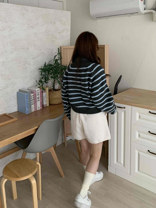 Fleece Elastic Waist Shorts