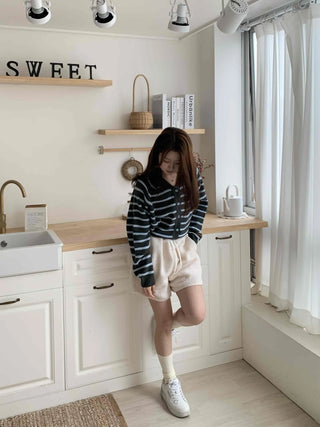 Fleece Elastic Waist Shorts