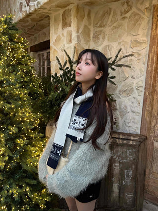 Cozy Fluffy Sheepskin Texture Fur Cardigan