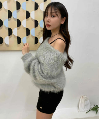 Cozy Fluffy Sheepskin Texture Fur Cardigan