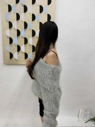 Cozy Fluffy Sheepskin Texture Fur Cardigan
