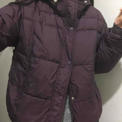 Dual Pocket High-Neck Quilted Medium Padded Jacket