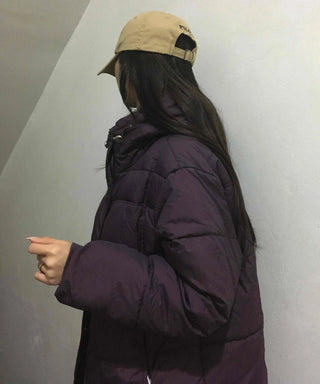 Dual Pocket High-Neck Quilted Medium Padded Jacket