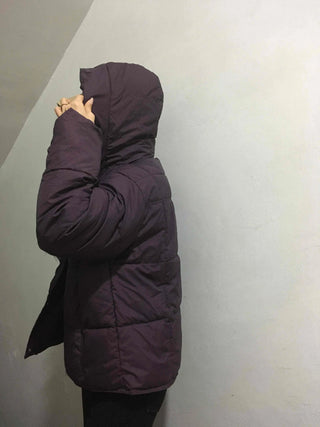 Dual Pocket High-Neck Quilted Medium Padded Jacket