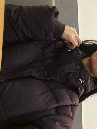 Dual Pocket High-Neck Quilted Medium Padded Jacket