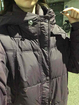 Dual Pocket High-Neck Quilted Medium Padded Jacket