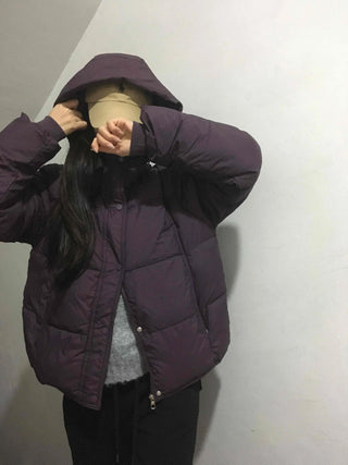 Dual Pocket High-Neck Quilted Medium Padded Jacket