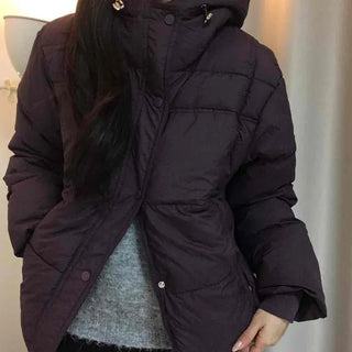 Dual Pocket High-Neck Quilted Medium Padded Jacket