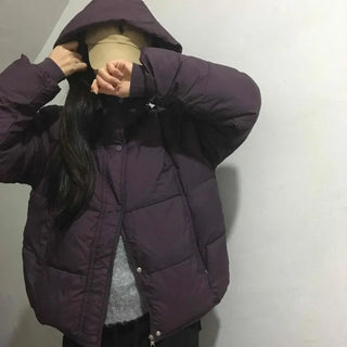 Dual Pocket High-Neck Quilted Medium Padded Jacket