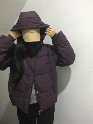 Dual Pocket High-Neck Quilted Medium Padded Jacket