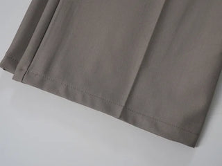 Jian Daily Two-Pin Tuck Wide Slacks