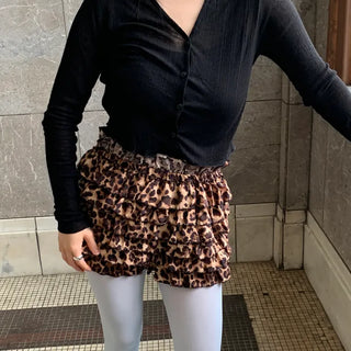 Jeran Delicate See-through Button Crop Cardigan
