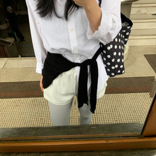 Jeran Delicate See-through Button Crop Cardigan