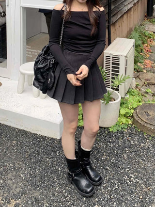 Classic Wool Pleated Tennis Skirt