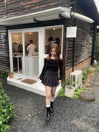 Classic Wool Pleated Tennis Skirt