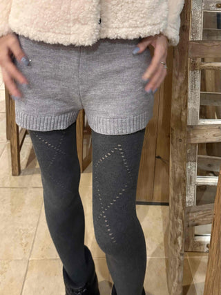 Soft Knit Mini Shorts