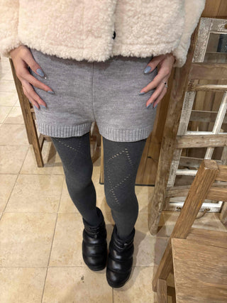 Soft Knit Mini Shorts