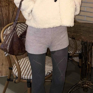 Soft Knit Mini Shorts