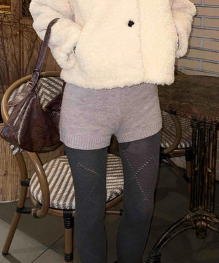 Soft Knit Mini Shorts