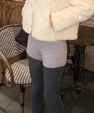 Soft Knit Mini Shorts