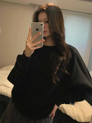 Daily Loose Fit Long Drop Shoulder Sweatshirt